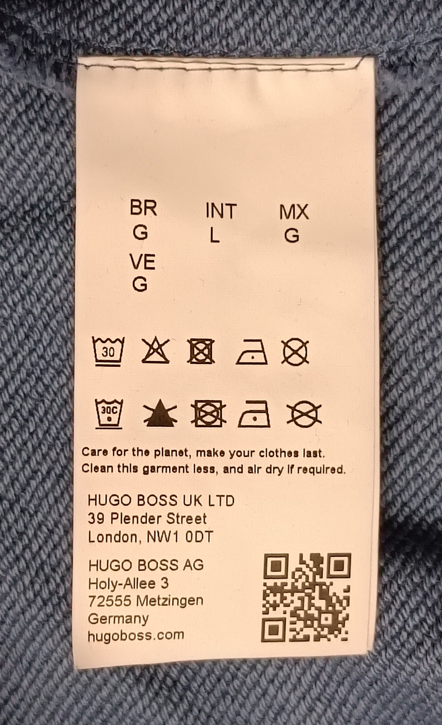(L) Hugo Boss Dusplited Sweatshirt горнище