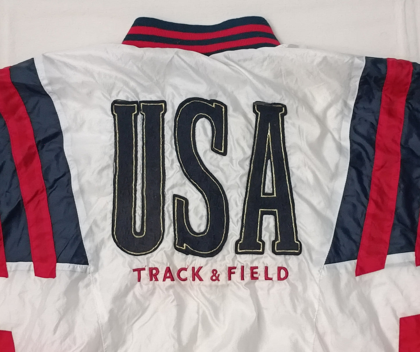 (L) Nike USA Official Track & Field 1992 Olympics Vintage Jacket яке