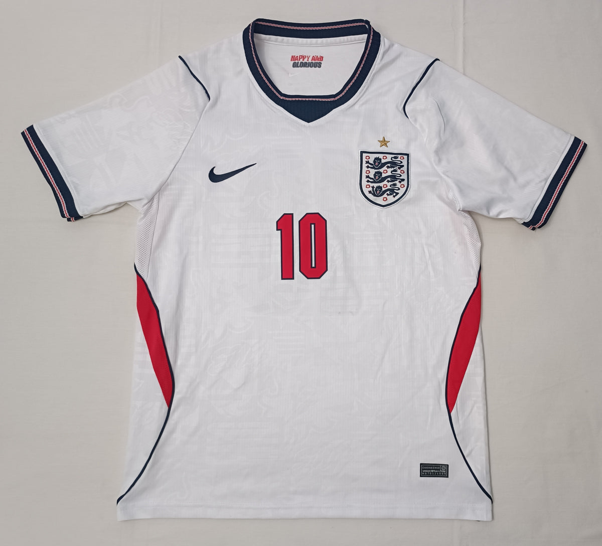 (L) Nike DRI-FIT England 2026 World Cup #10 Bellingham Home Jersey тениска