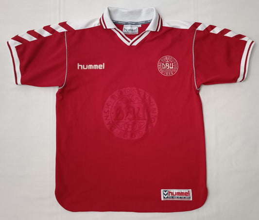 (XS) Hummel Denmark 1998 #11 Home Jersey тениска