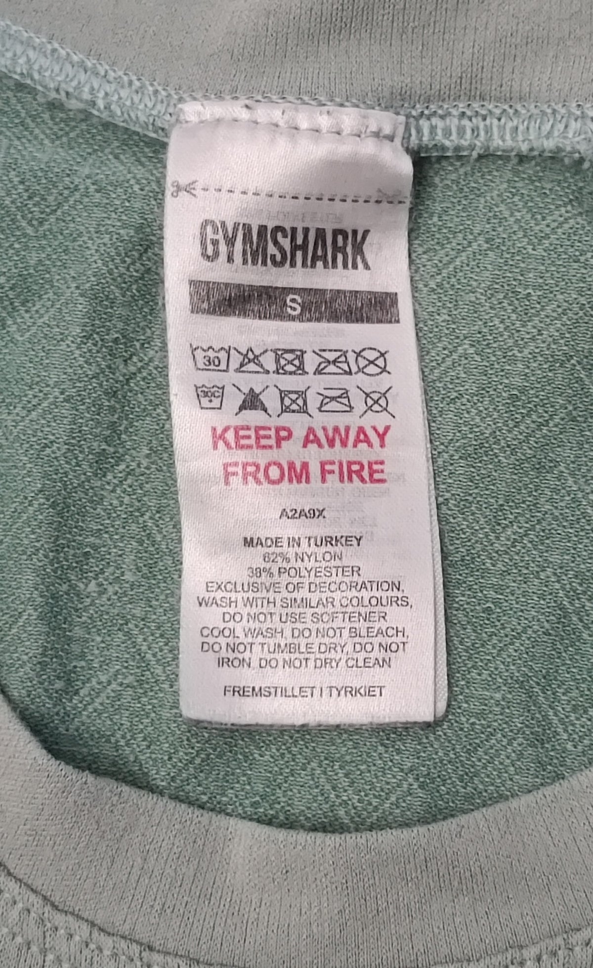 (S) Gymshark Seamless Long Sleeve Top блуза