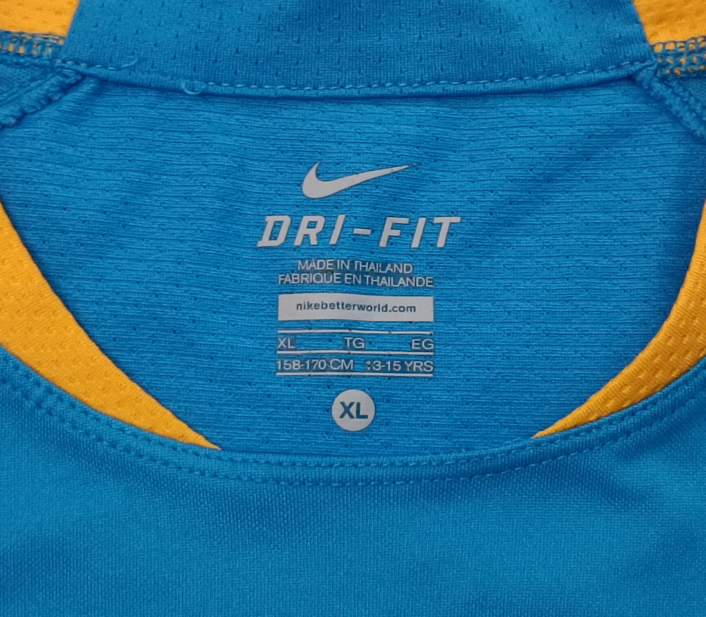 (ДЕТСКО) (Ръст 158-170см) Nike DRI-FIT FC Barcelona 2015/16 Training Jersey тениска