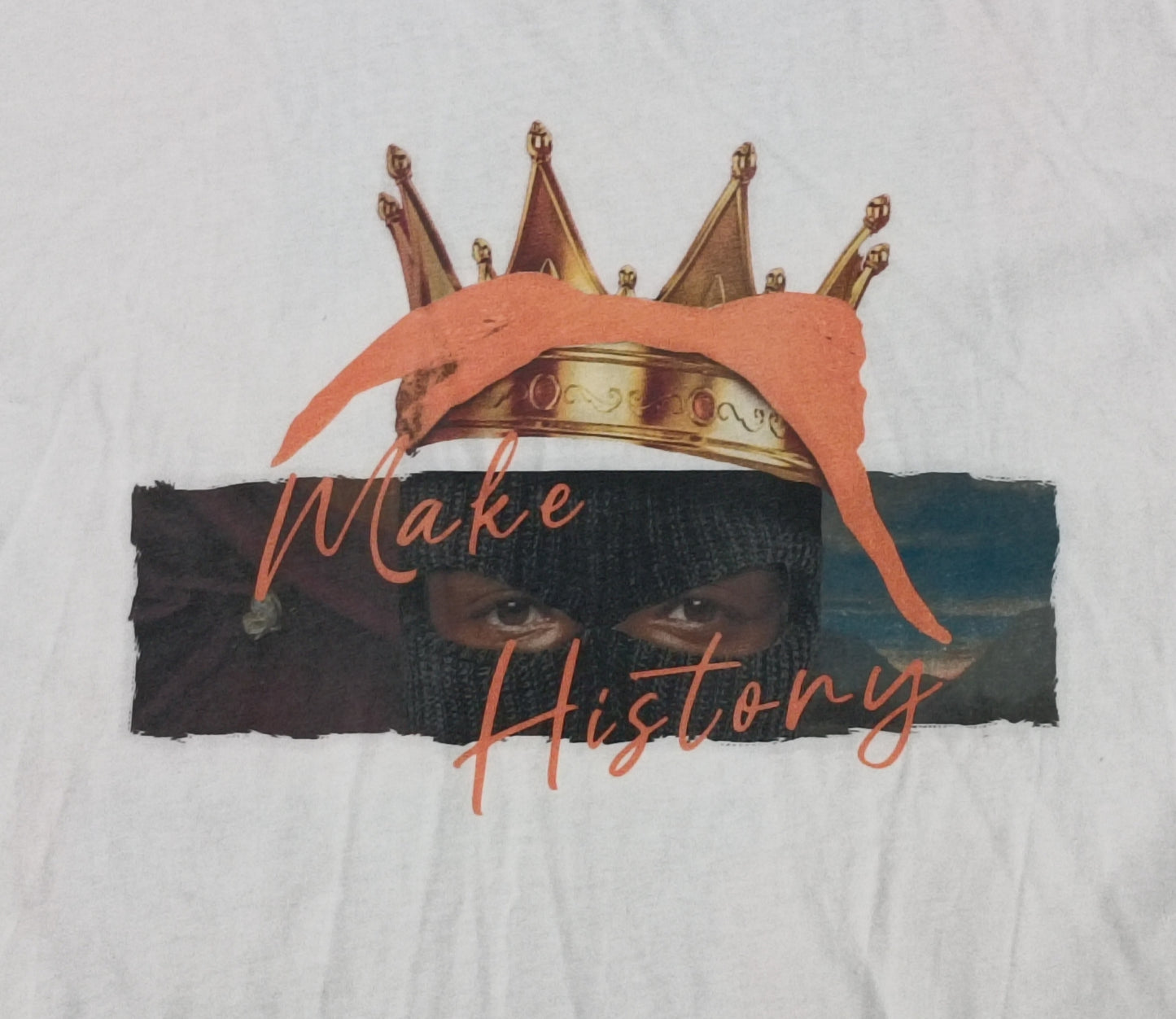 (XL) Made By Society Make History Shirt тениска