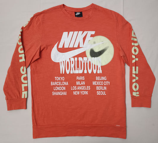 (M) Nike Sportswear World Tour Long Sleeve Top блуза