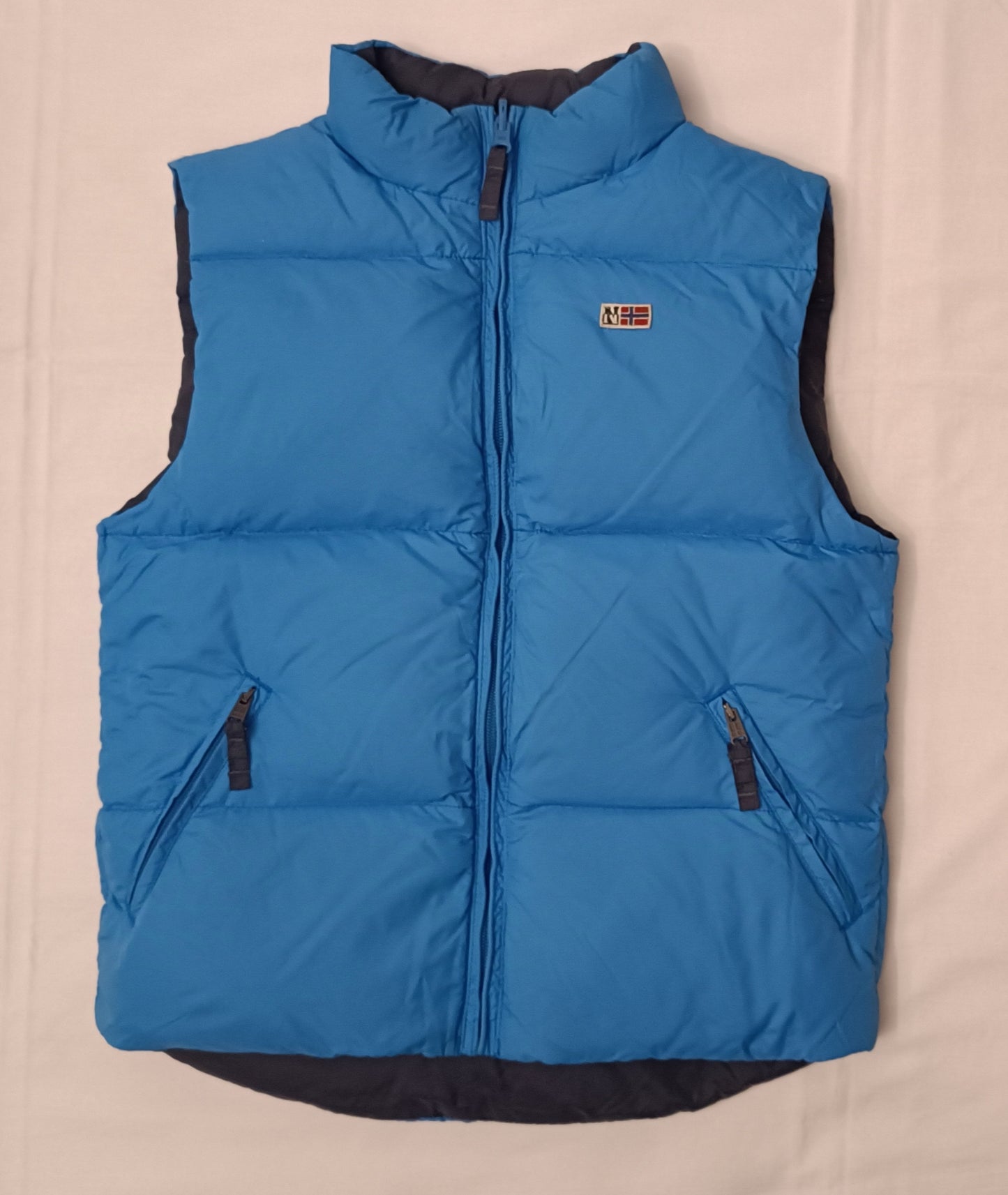 (ДЕТСКО) (Ръст 128-140см) Napapijri Down Reversible Vest пухен елек с две лица