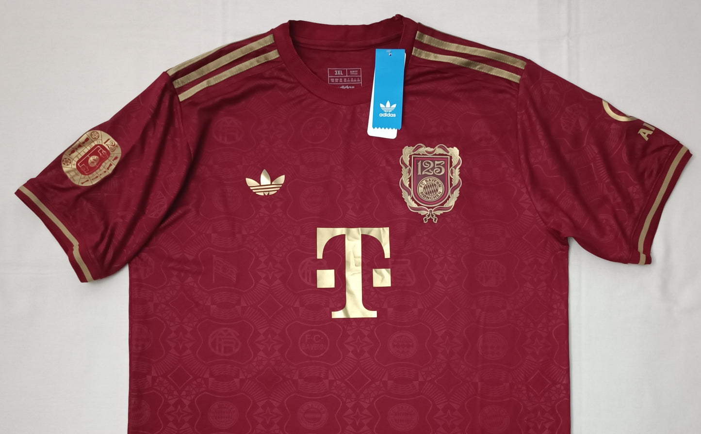 (2XL) Adidas Bayern Munchen 125th Anniversary #25 Muller 2024/25 Jersey тениска