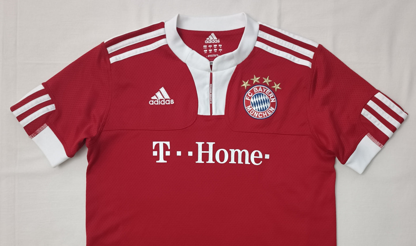 (ДЕТСКО) (Ръст 128-140см) Adidas Bayern Munchen 2009/10 Home Jersey тениска