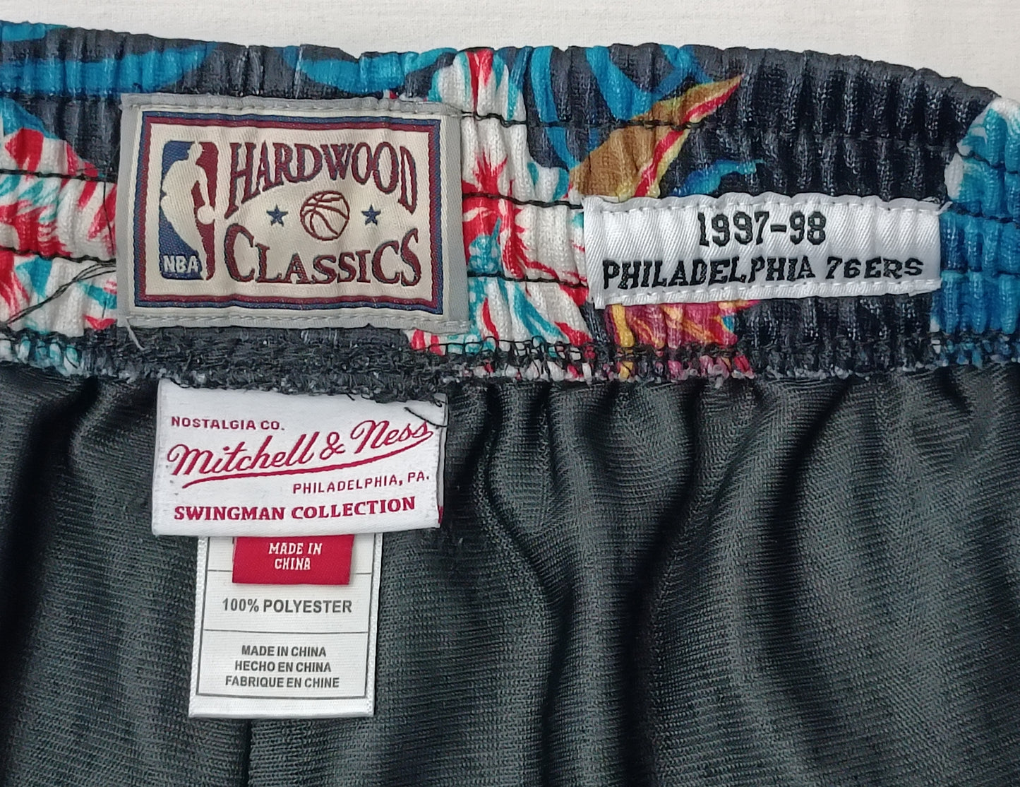 (L) Mitchell & Ness NBA Philadelphia 76ers Shorts шорти