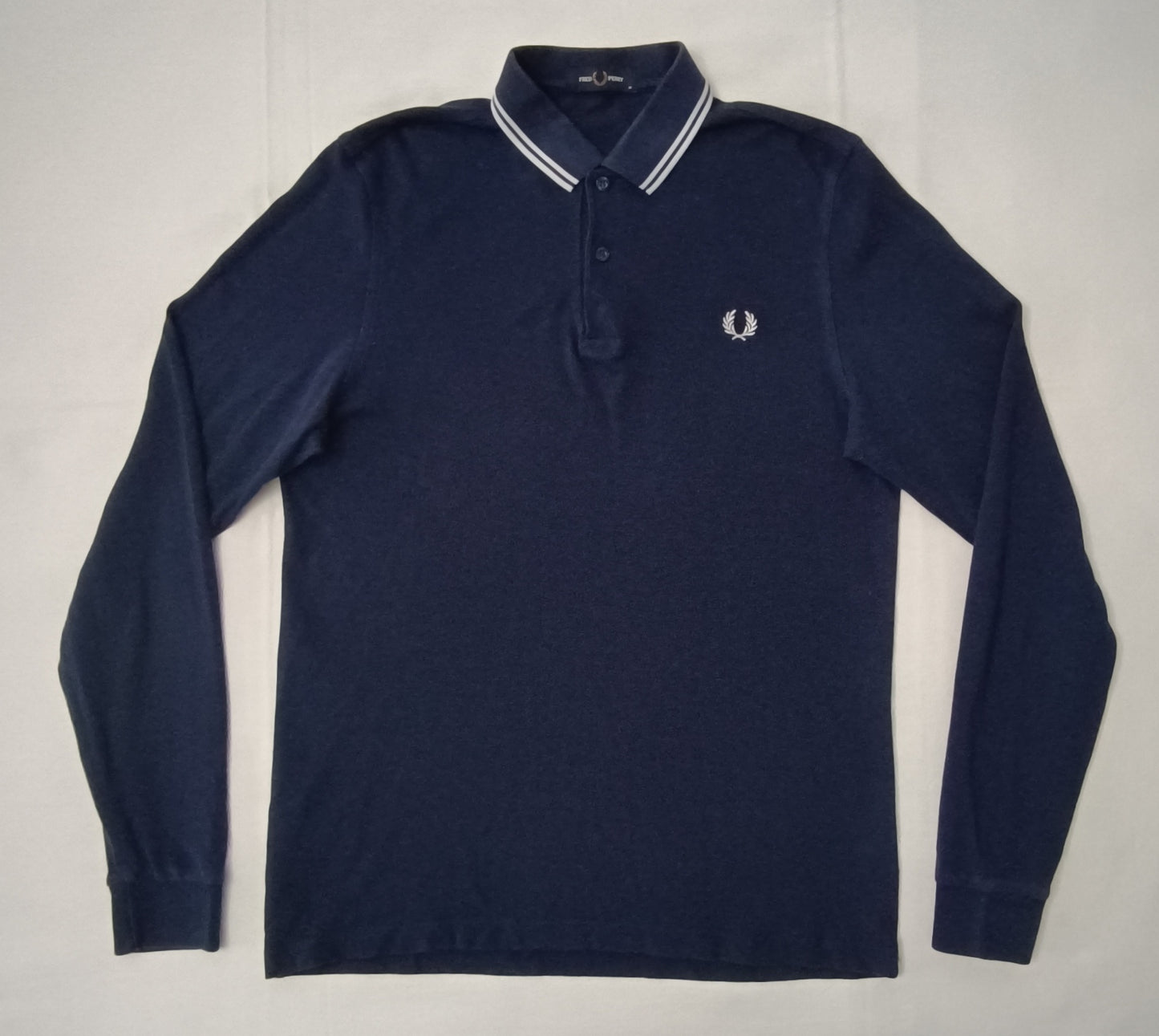 (M) Fred Perry Polo Long Sleeve Shirt блуза