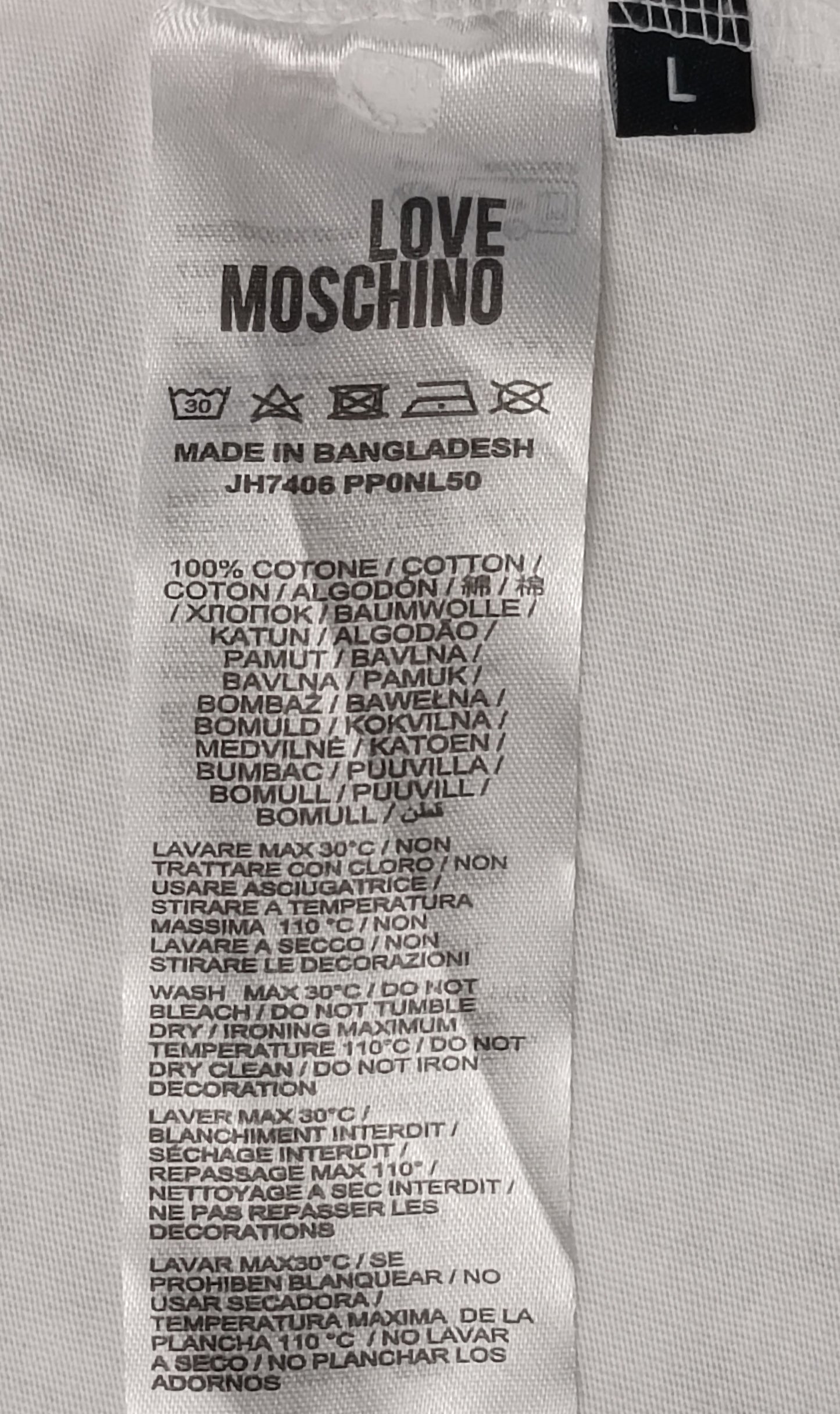 (L) Love Moschino Shirt тениска