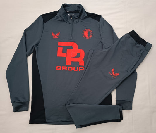 (S) Castore Feyenoord Tracksuit екип (горнище и долнище)