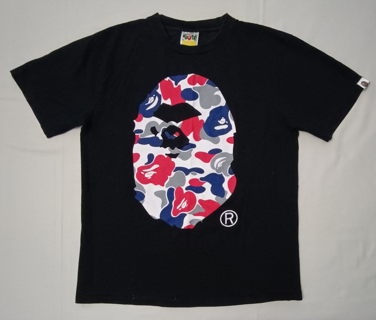 (M) A Bathing Ape Bape Shirt тениска