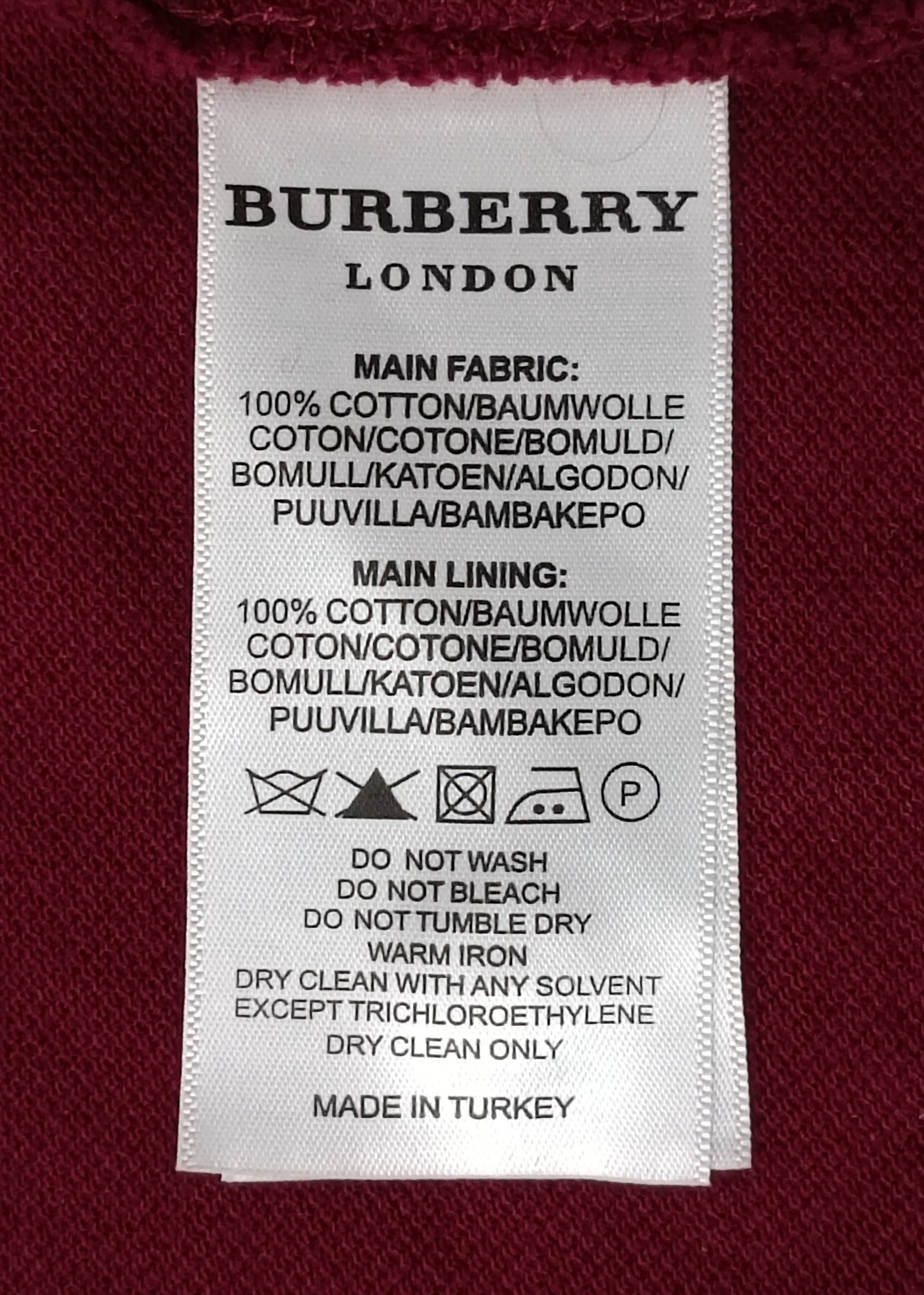 (XL) Burberry London Polo Shirt поло тениска