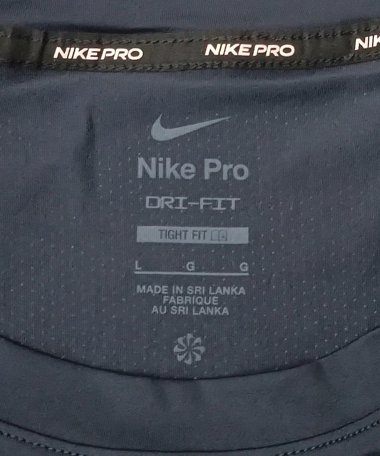 (L) Nike PRO DRI-FIT Tight Fit Long Sleeve Top блуза