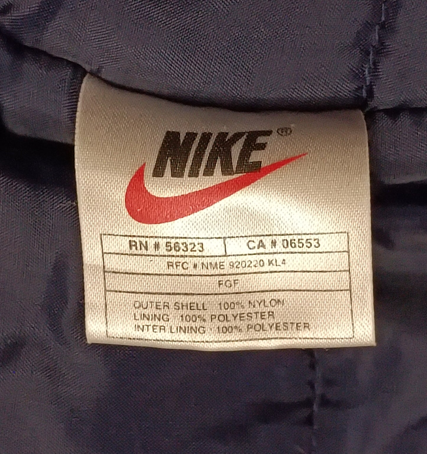 (L) Nike x Agassi Vintage Jacket яке