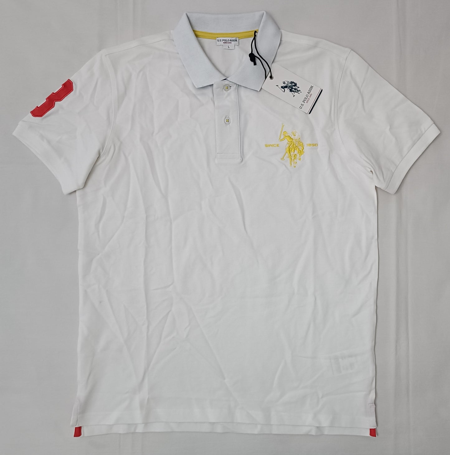 (L) U.S. Polo ASSN Polo Shirt поло тениска