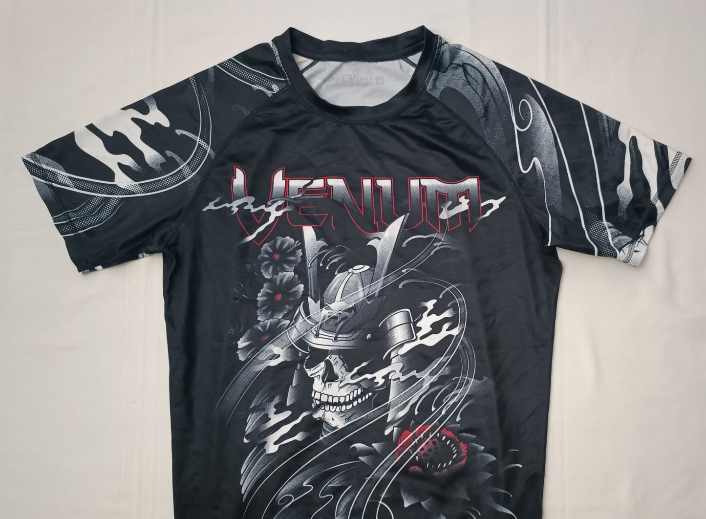 (XL) Venum Samurai Skull Rashguard Shirt тениска