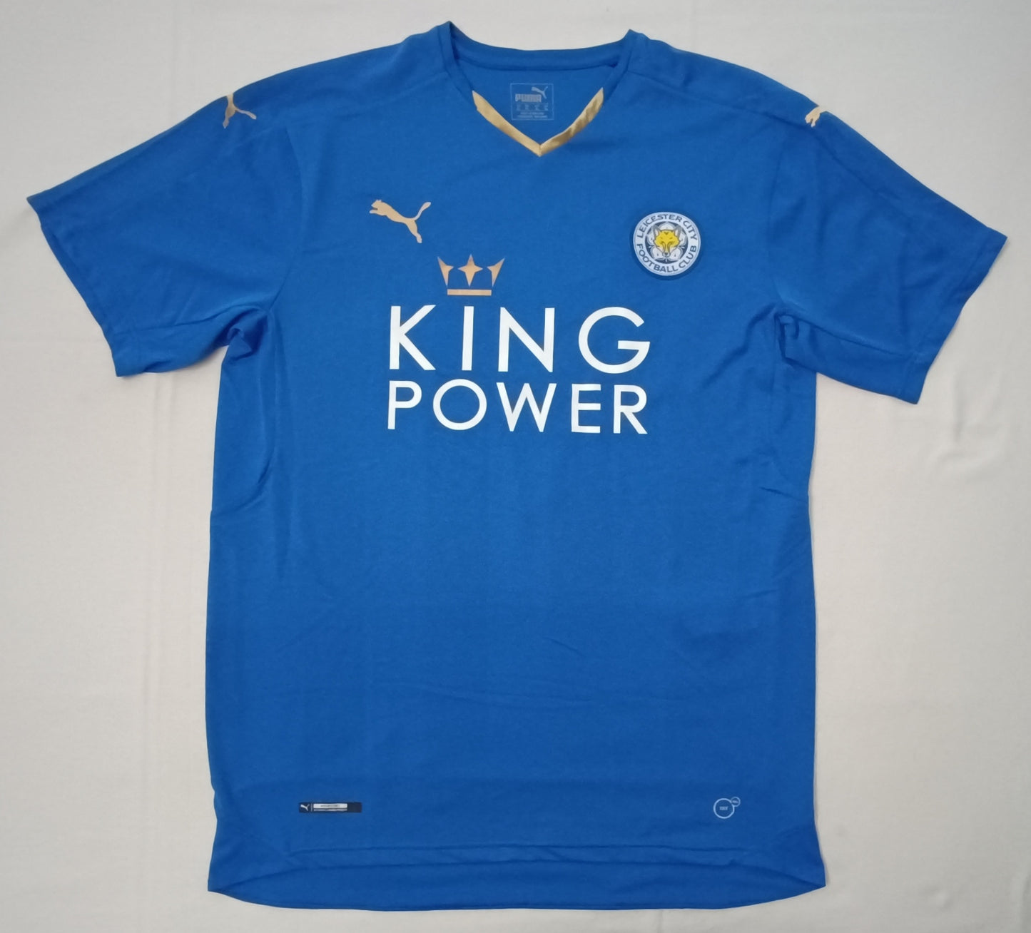(XL) Puma Leicester City #9 Vardy 2015/16 Home Jersey тениска
