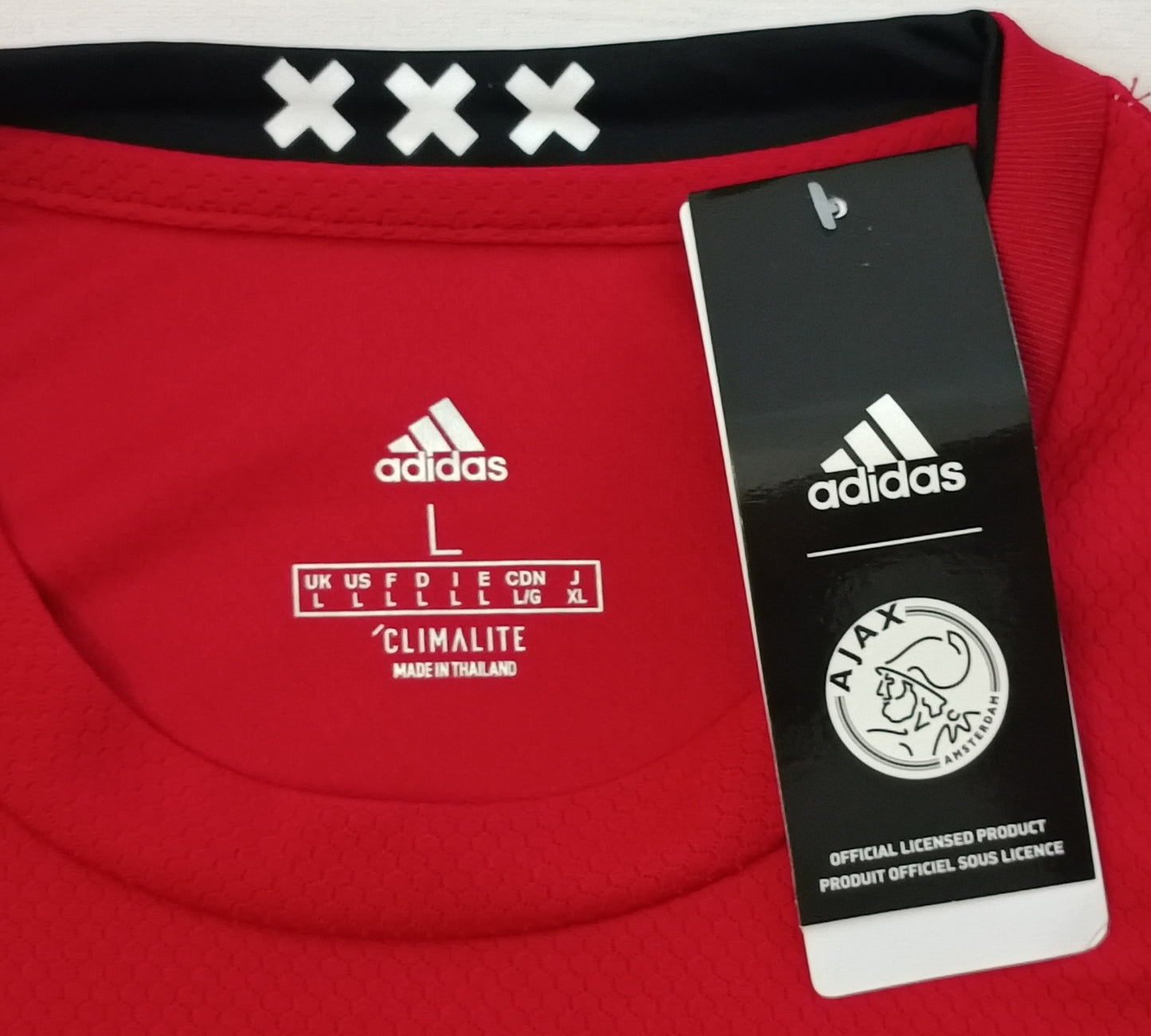 (L) Adidas Ajax Amsterdam 2019/20 Home Jersey тениска