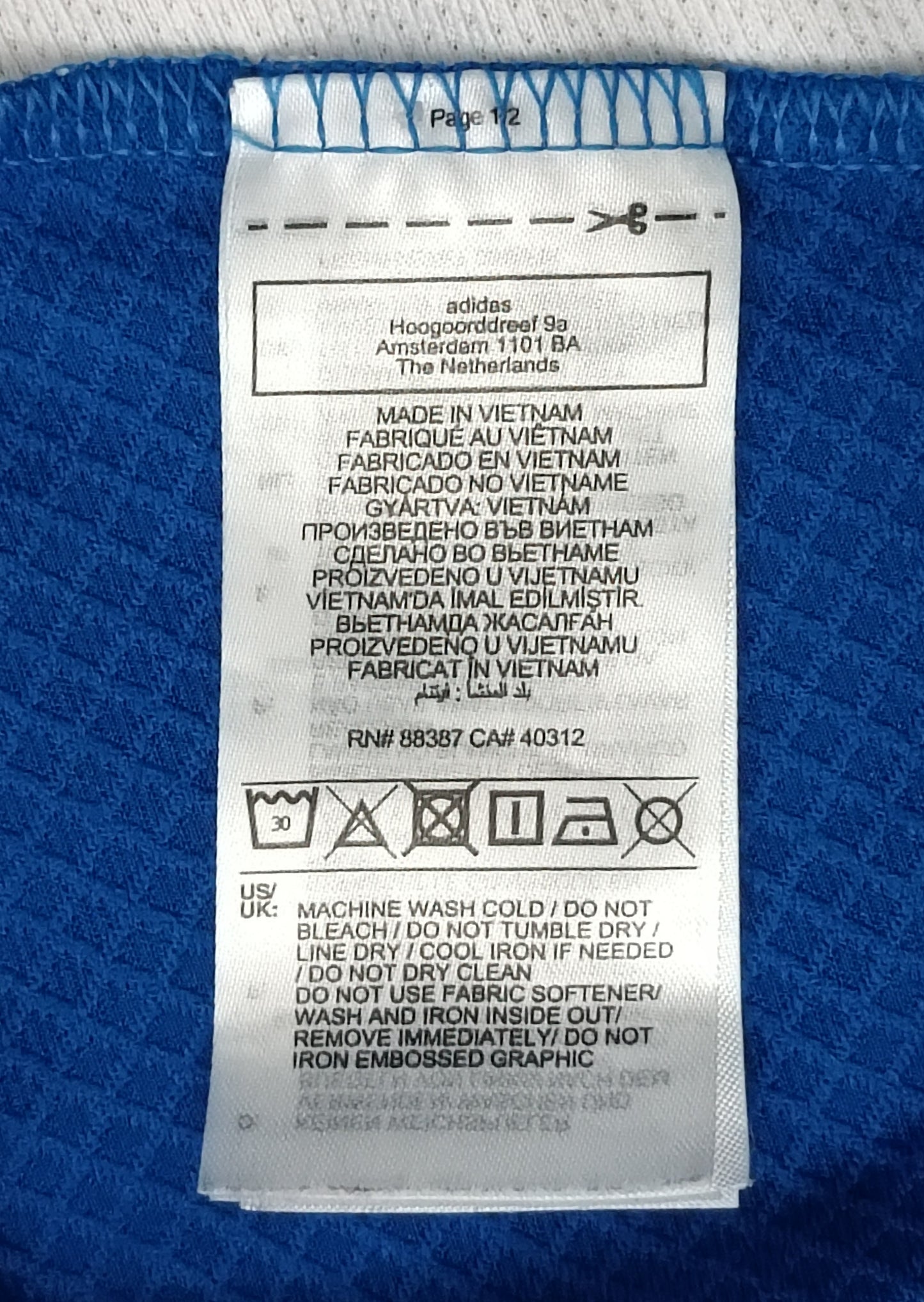(2XL) Adidas Italy 2024/25 Home Jersey тениска
