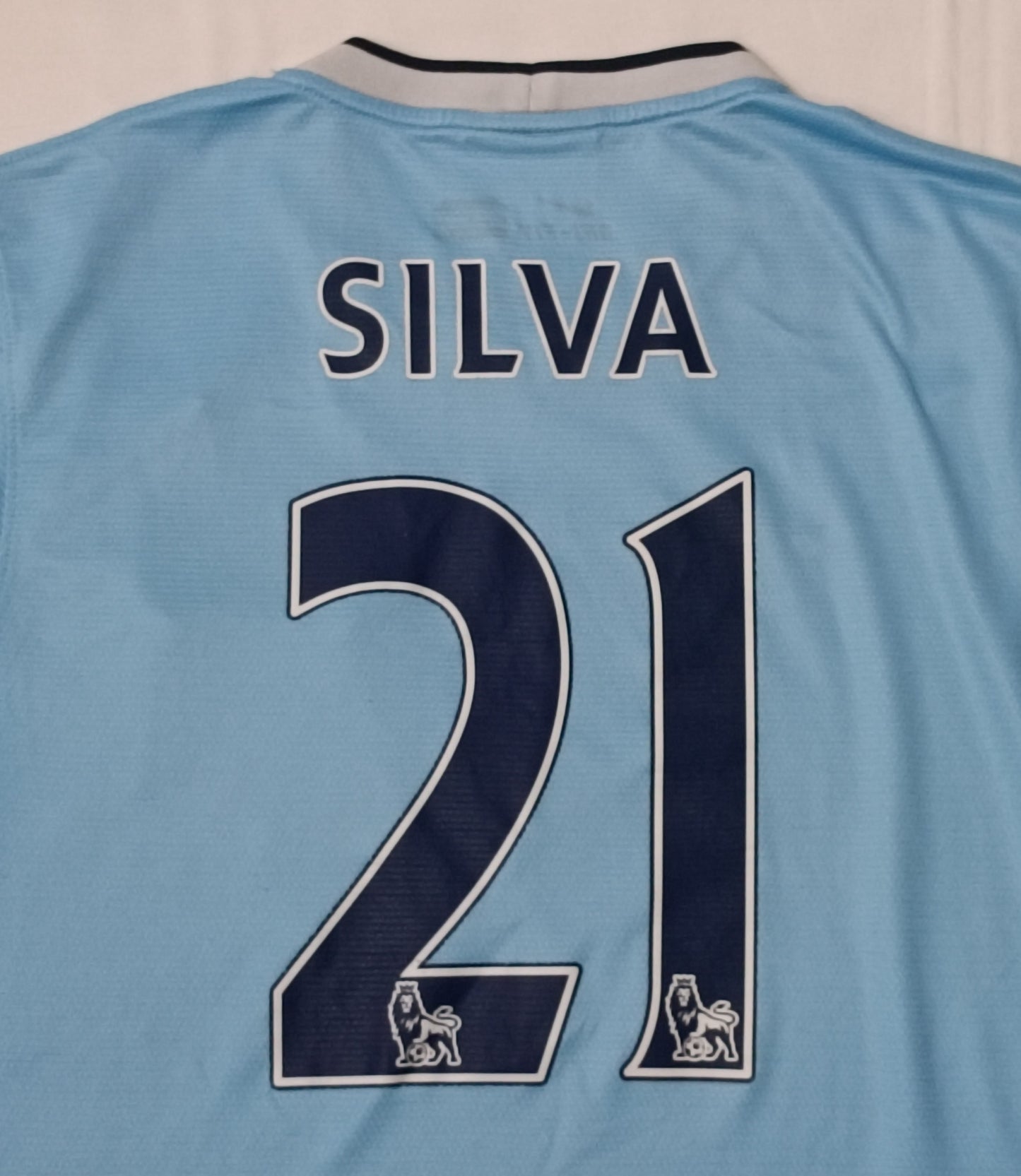 (S) Nike DRI-FIT Manchester City #21 Silva Home Jersey тениска