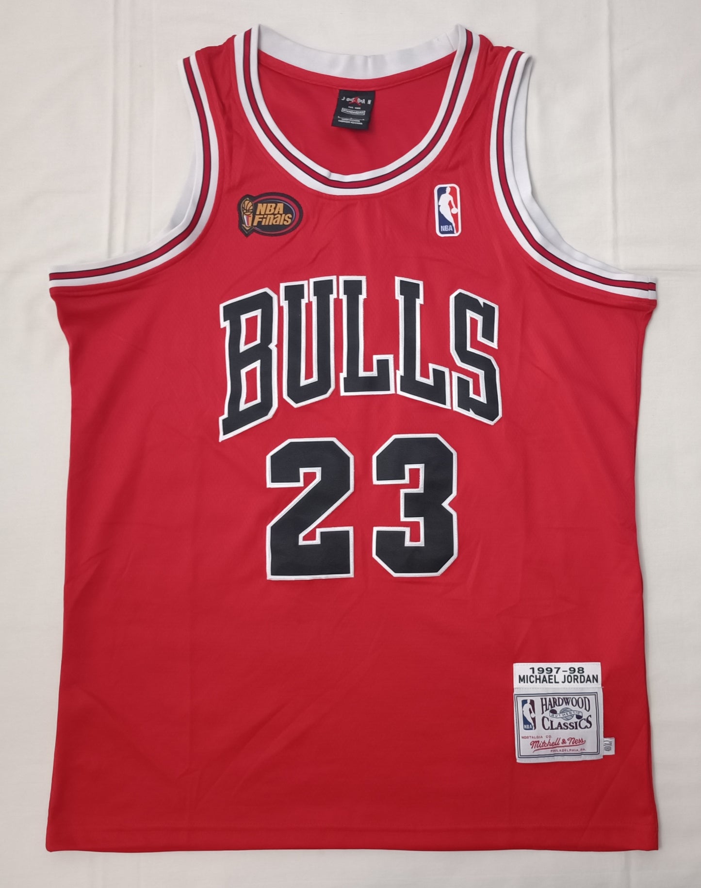 (L) Jordan AIR Nike Chicago Bulls #23 Jordan Jersey потник