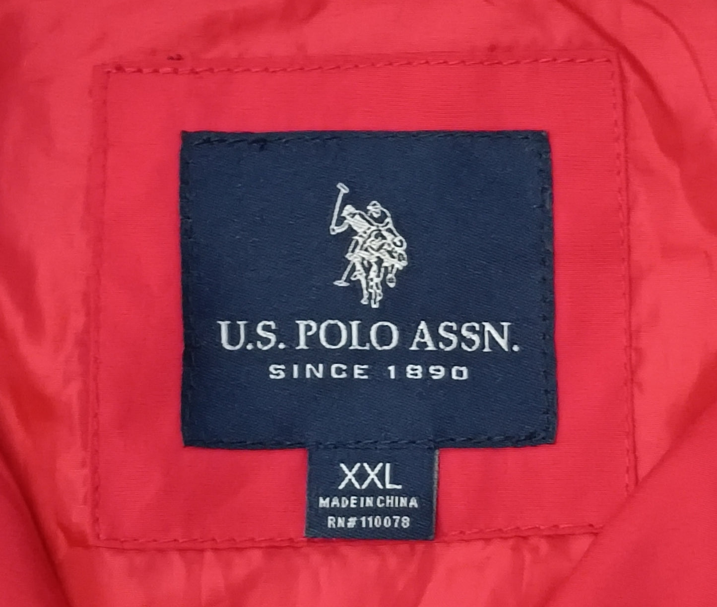 (2XL) U.S. Polo ASSN Windbreaker Jacket яке