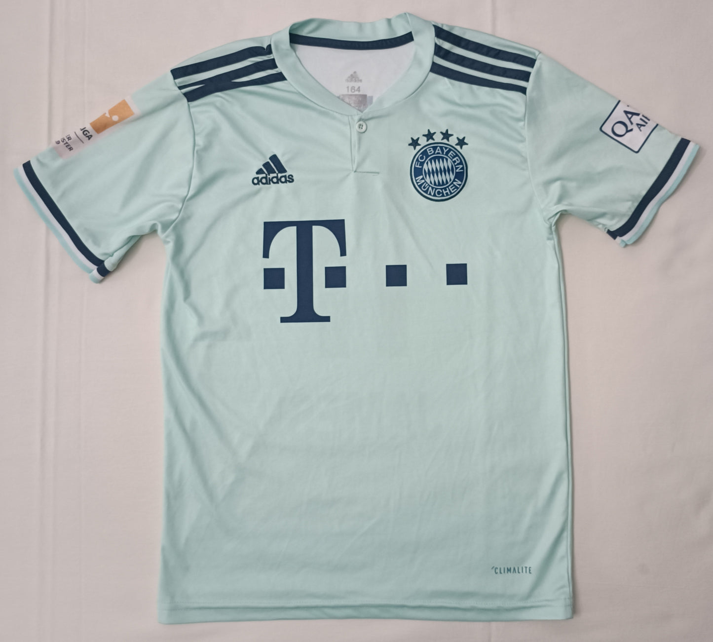 (ДЕТСКО) (Ръст 158-170см) Adidas Bayern Munchen #11 James 2018/19 Away Jersey тениска