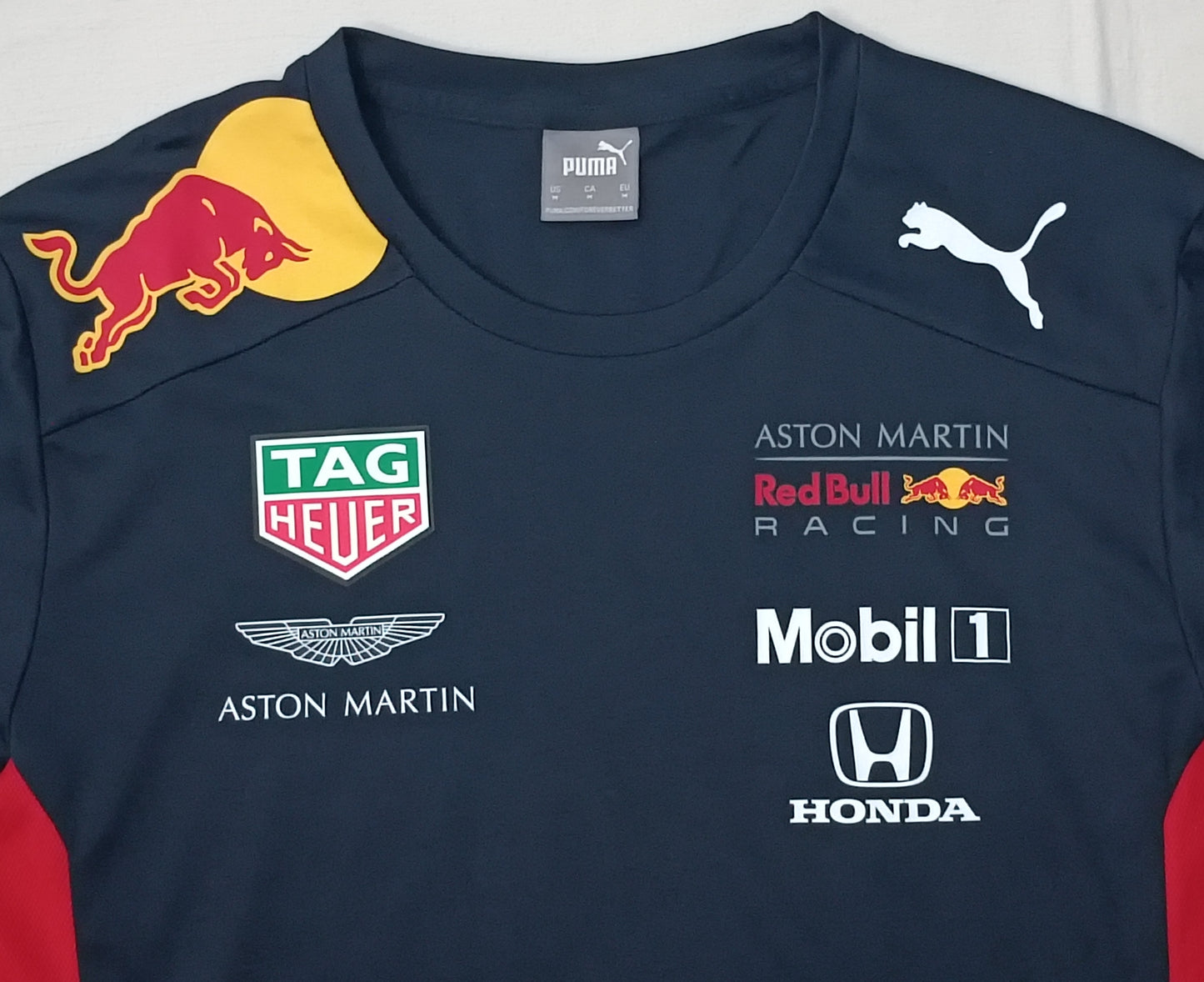 (M) Puma Red Bull Racing Formula 1 Shirt тениска
