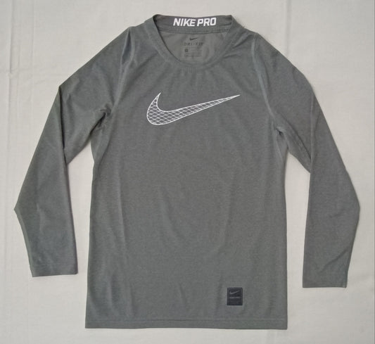 (ДЕТСКО) (Ръст 128-137см) Nike PRO DRI-FIT Long Sleeve Top блуза