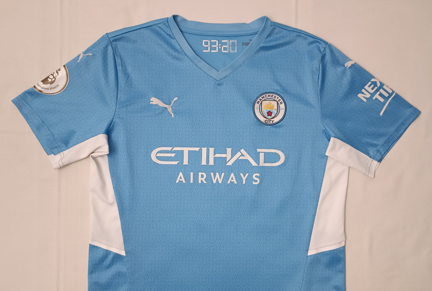 (L) Puma Manchester City #47 Foden 2021/22 Home Jersey тениска