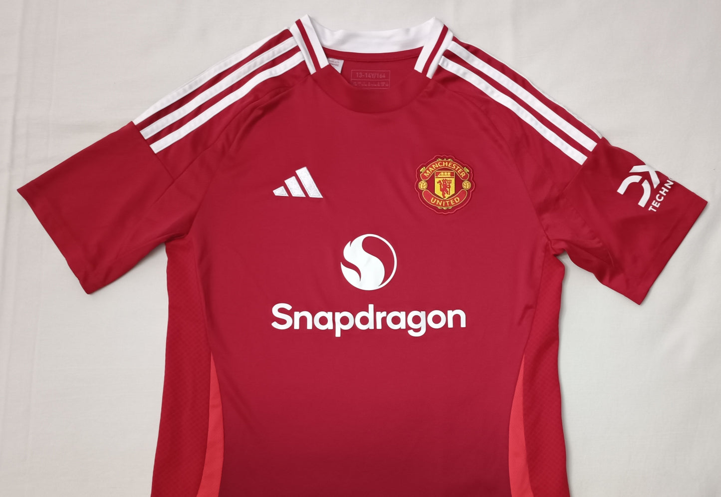 (ДЕТСКО) (Ръст 147-158см) Adidas Manchester United 2024/25 Home Jersey тениска
