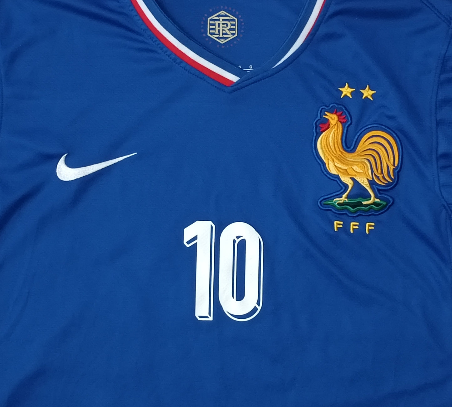 (L) Nike DRI-FIT France FFF #10 Mbappe 2024/25 Home Jersey тениска