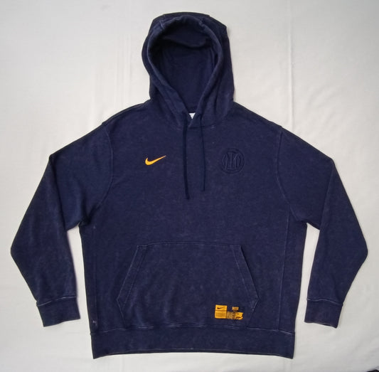 (L) Nike Inter Milan Sportswear Washed Hoodie Sweatshirt горнище