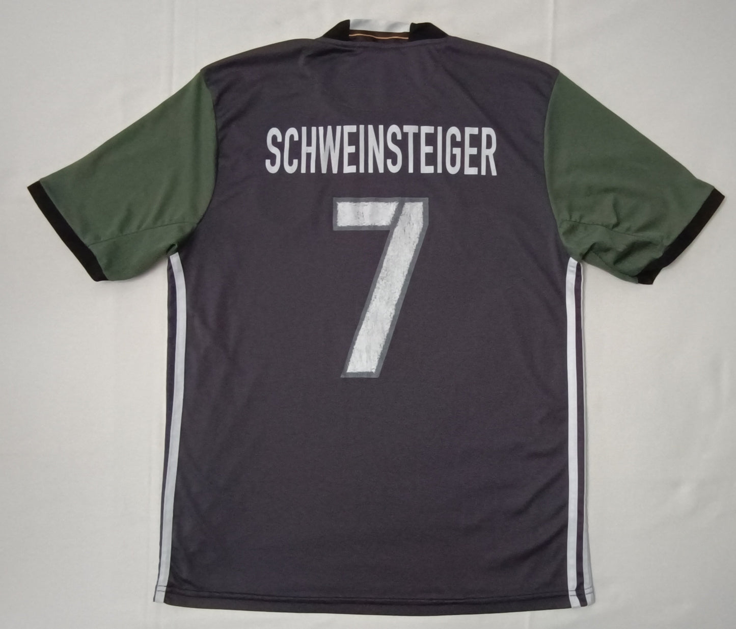 (M) Adidas Germany #7 Schweinsteiger 2015/17 Away Jersey тениска