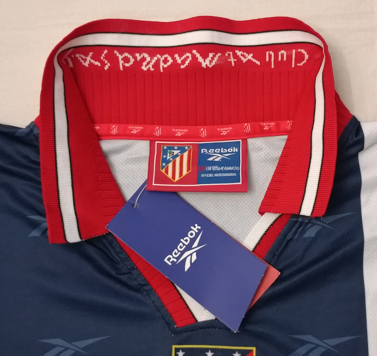 (XL) Reebok Atletico Madrid 1998/99 Away Jersey тениска