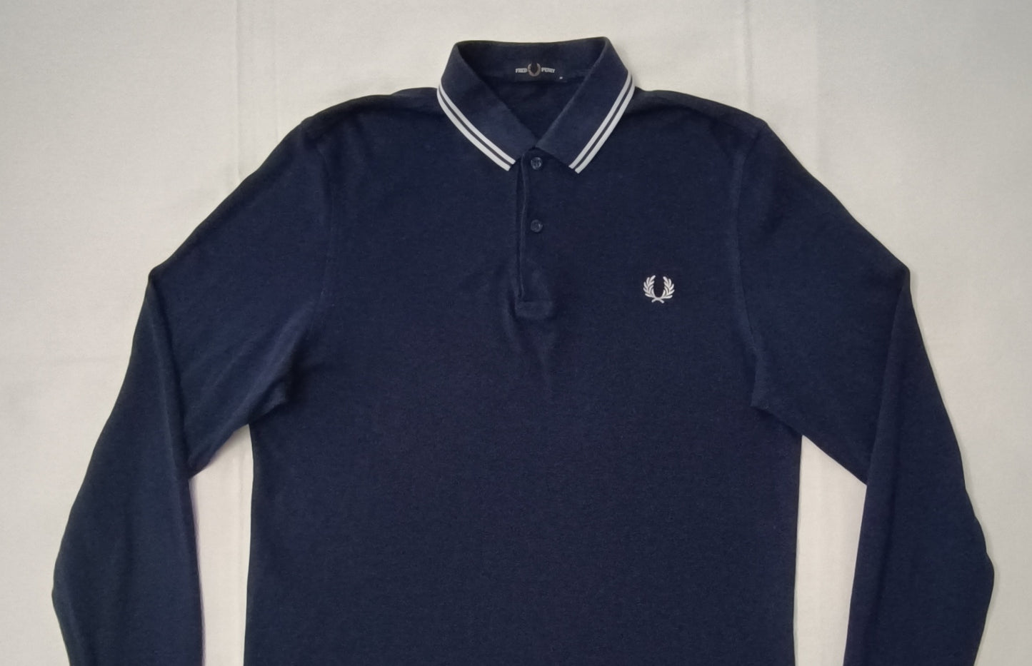 (M) Fred Perry Polo Long Sleeve Shirt блуза