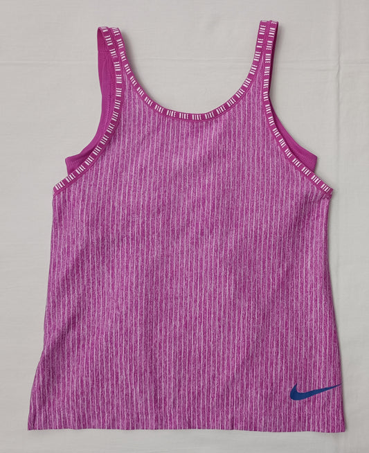 (ДЕТСКО) (Ръст 128-137см) Nike DRI-FIT Training 2in1 Top потник с бюстие 2в1