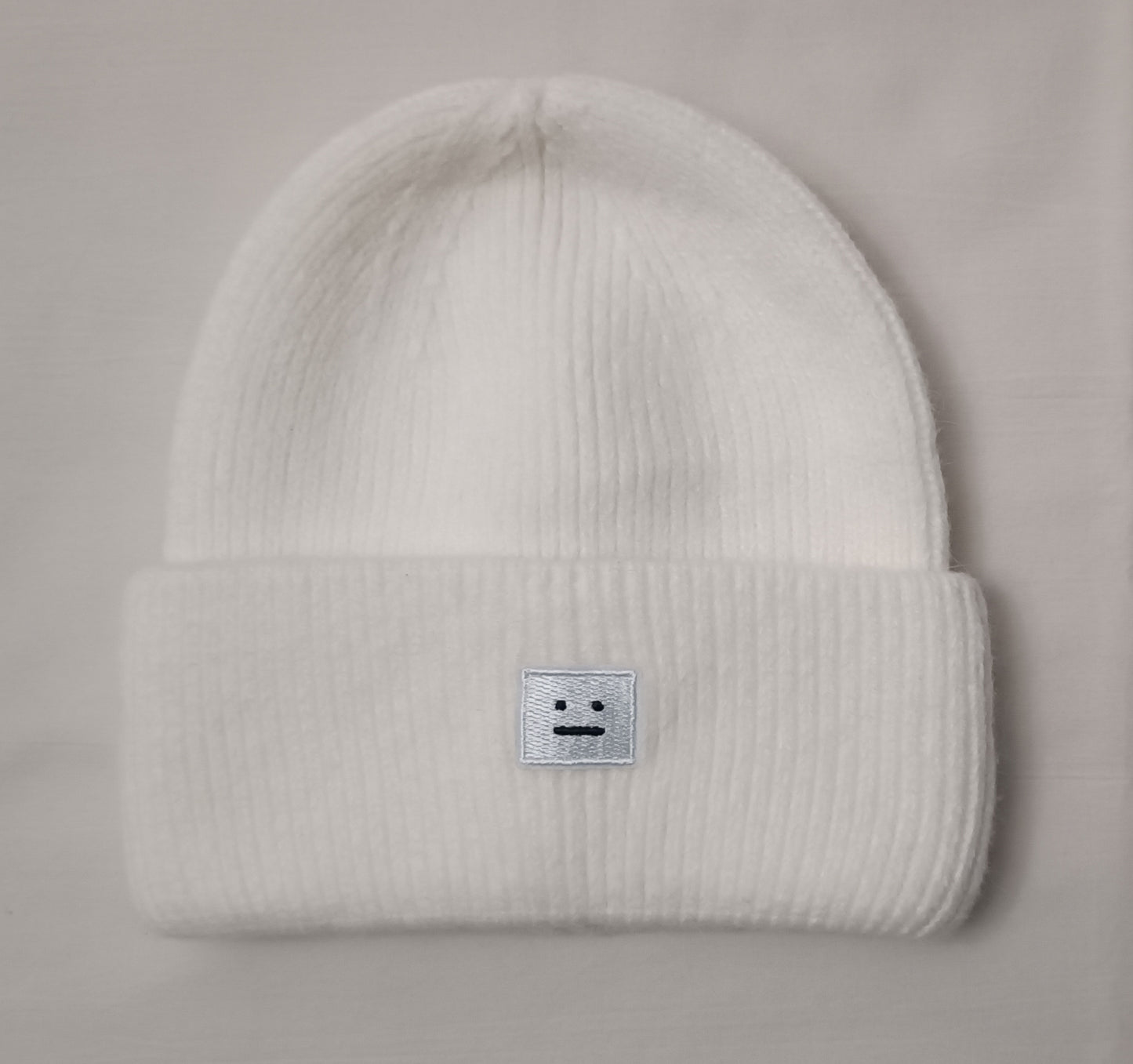 Acne Studios Ribbed Face Logo Beanie Hat шапка