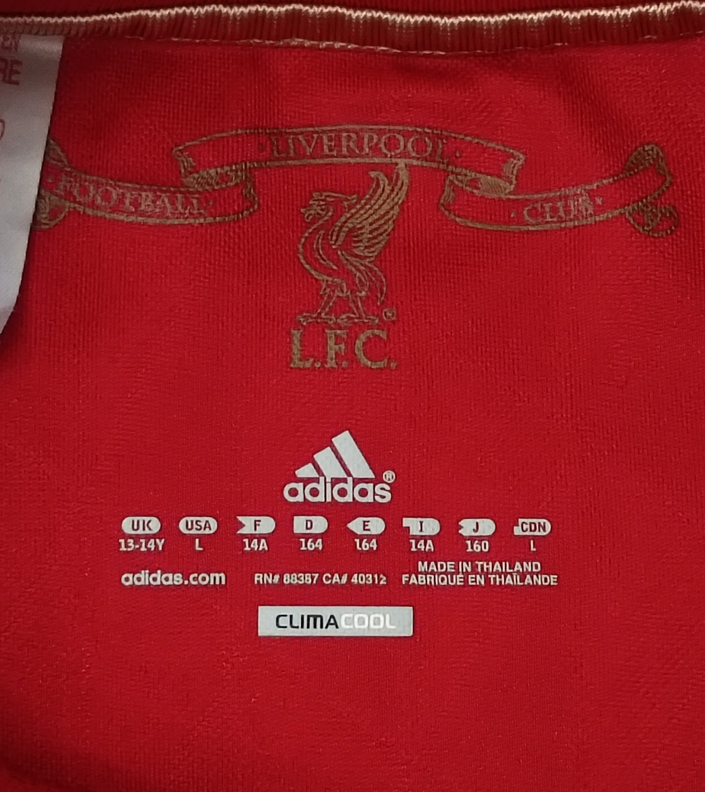 (ДЕТСКО) (Ръст 158-170см) Adidas Liverpool FC Home Jersey тениска