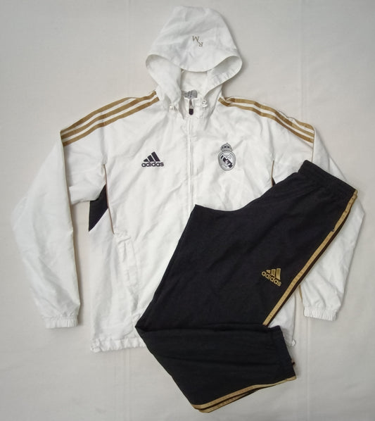 (S) Adidas Real Madrid 2011/12 Tracksuit екип (горнище и долнище)