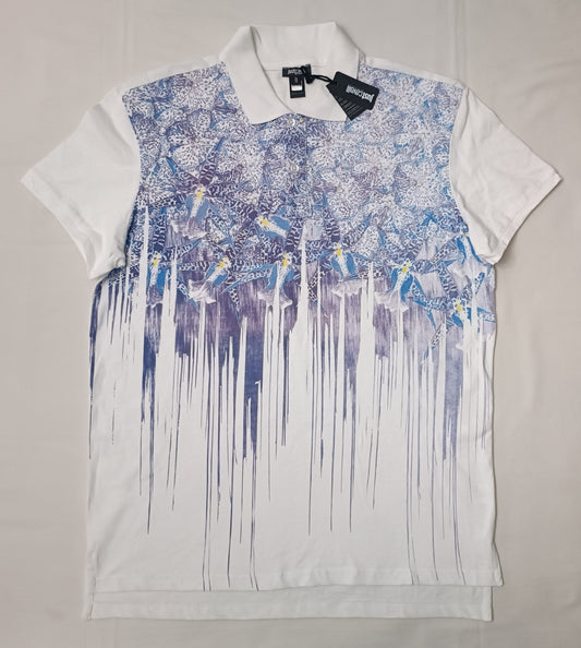 (XL) Just Cavalli Printed Polo Shirt поло тениска