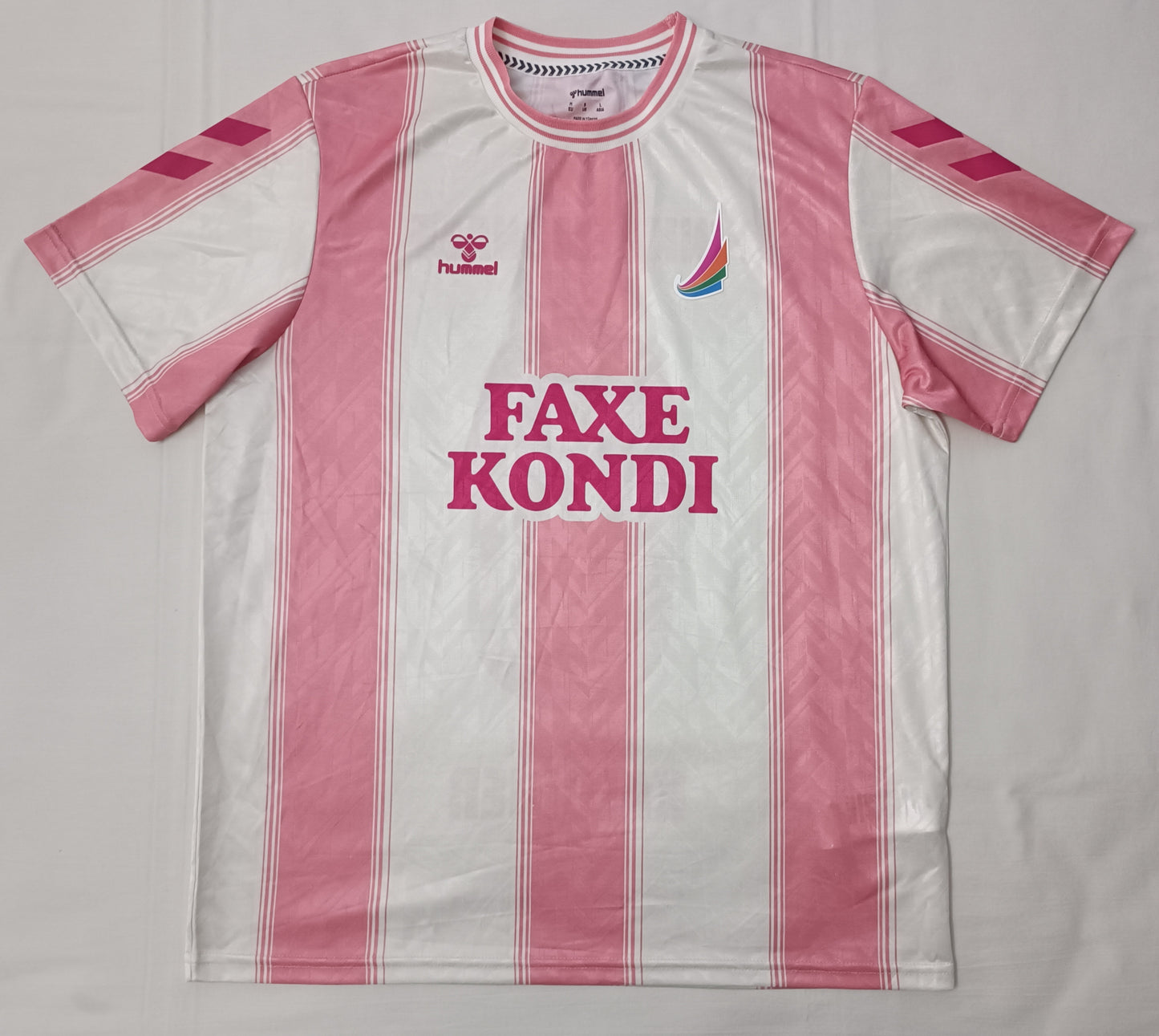 (M) Hummel x Faxe Kondi Pink Jersey тениска