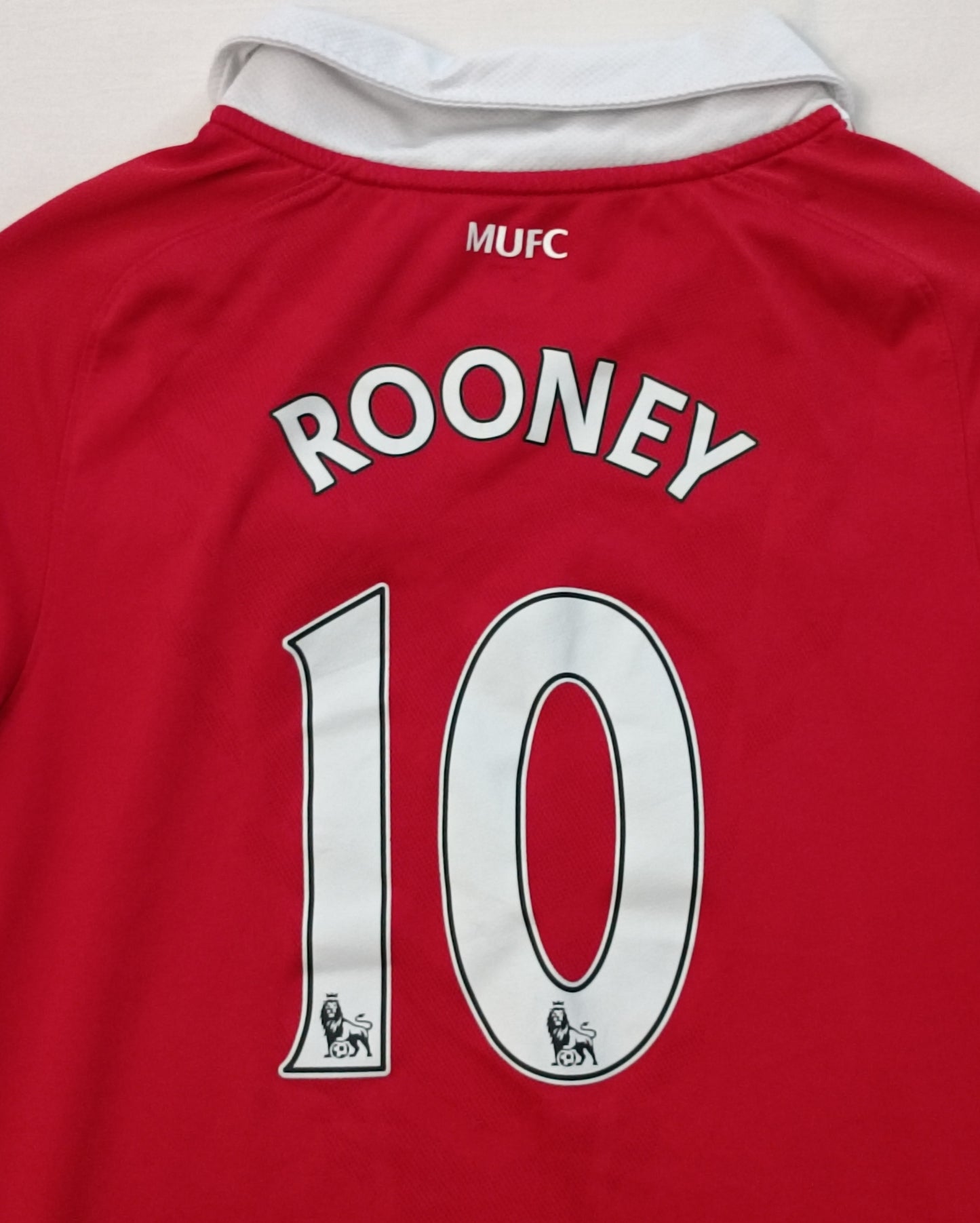 (ДЕТСКО) (Ръст 137-147см) Nike DRI-FIT Manchester United #10 Rooney Home Jersey тениска