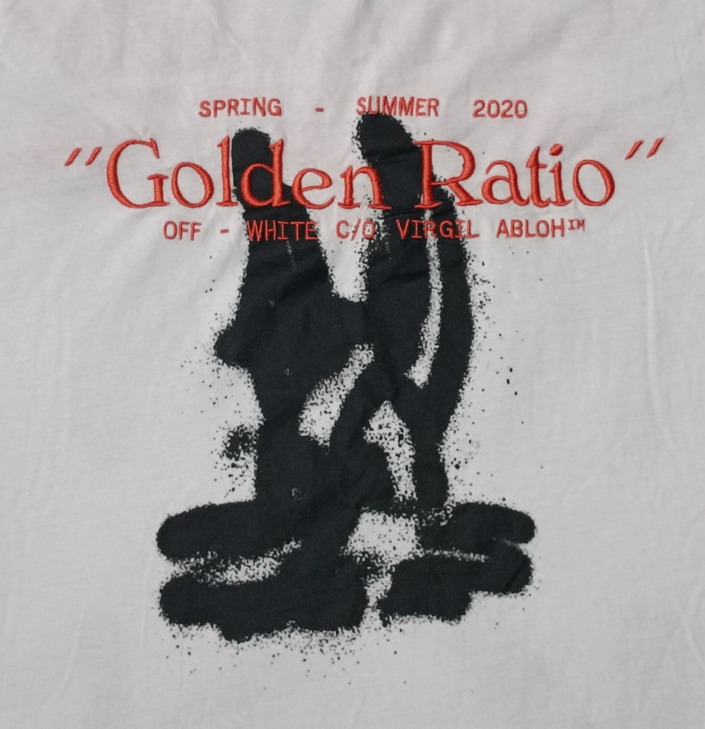 (XL) Off-White Cartoon T-Shirt тениска