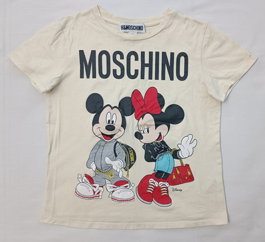 (ДАМСКО) (XS) H&M x Moschino Tee тениска