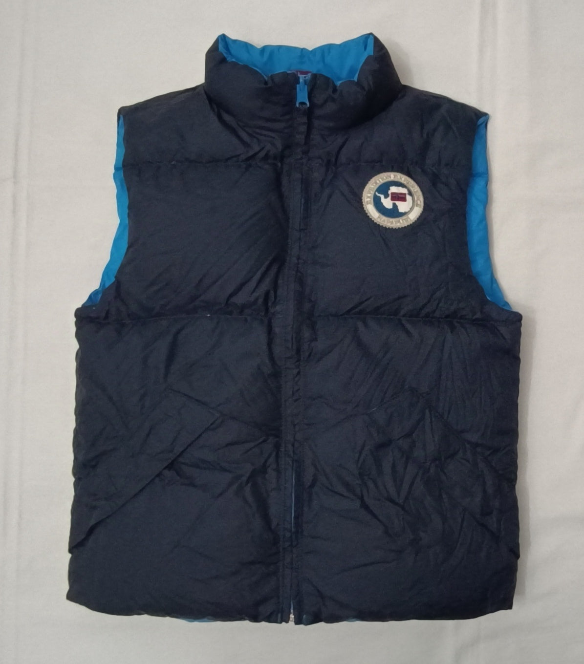 (ДЕТСКО) (Ръст 128-140см) Napapijri Down Reversible Vest пухен елек с две лица