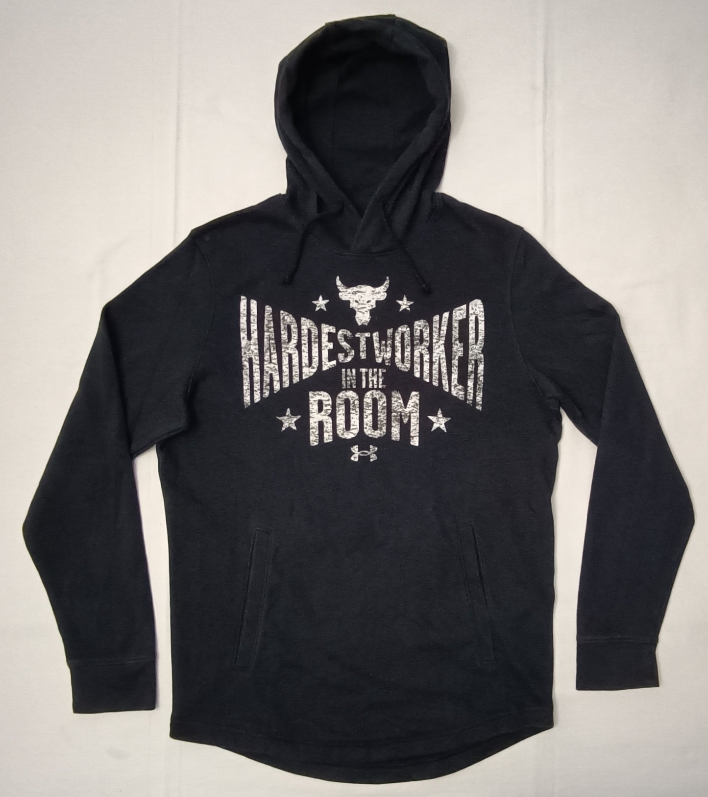 (S) Under Armour UA x The Rock Project Hoodie Sweatshirt горнище