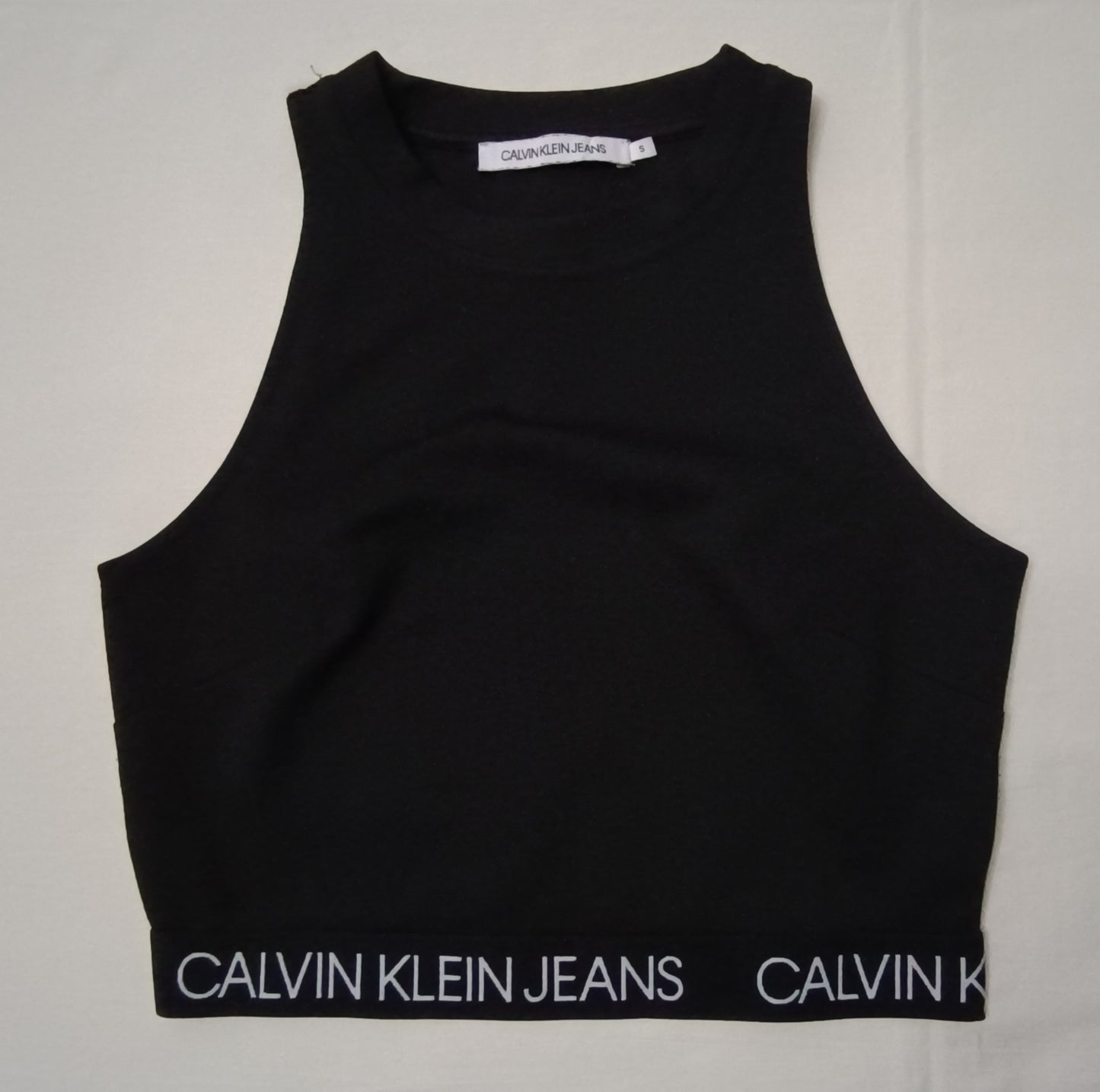 (ДАМСКО) (S) Calvin Klein Jeans Cropped Tank Top потник