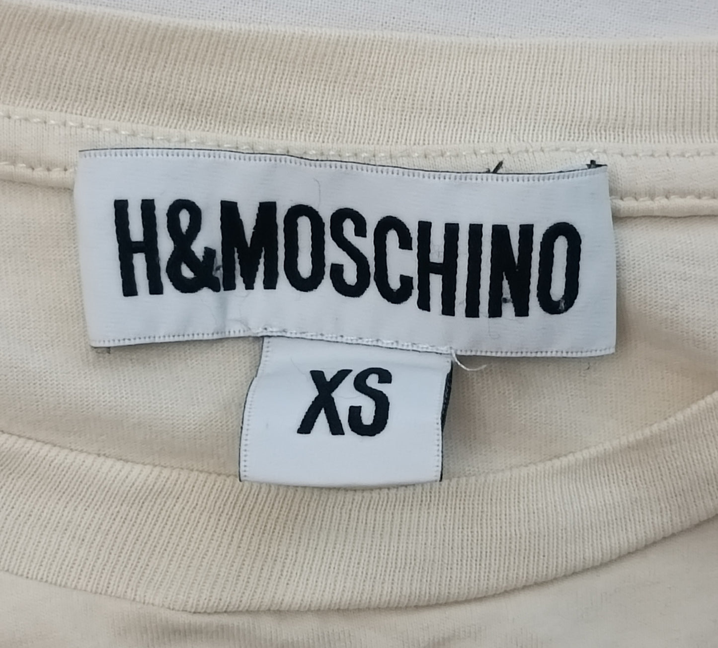 (ДАМСКО) (XS) H&M x Moschino Tee тениска